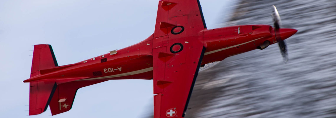 Photo of the day: Red Pilatus is sooo red