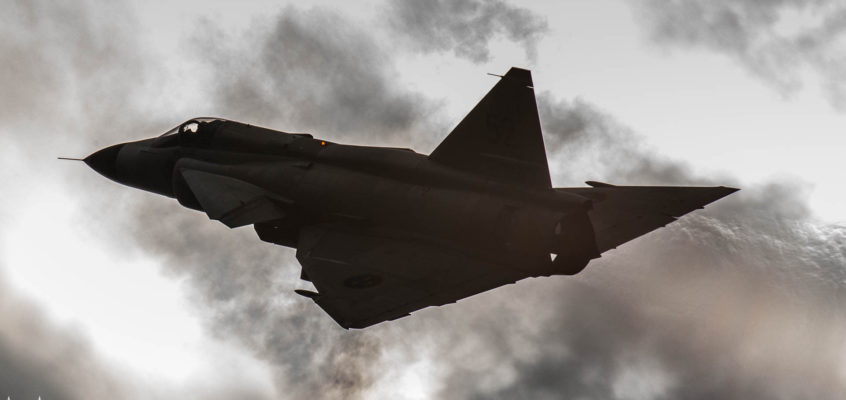Photo of the day: Viggen against the Sun