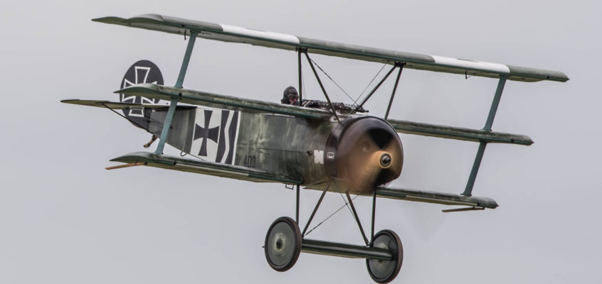 Photo of the day: Fokker Dreidecker in mad riffle attack