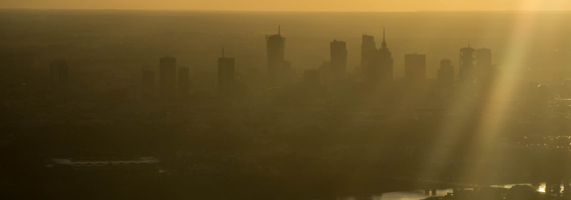 Photo of the day: Plane’s view to a sunset over Warsaw