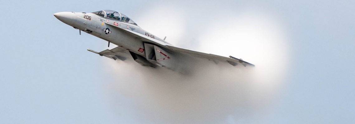 Photo of the day: NAVY cloudy Hornet