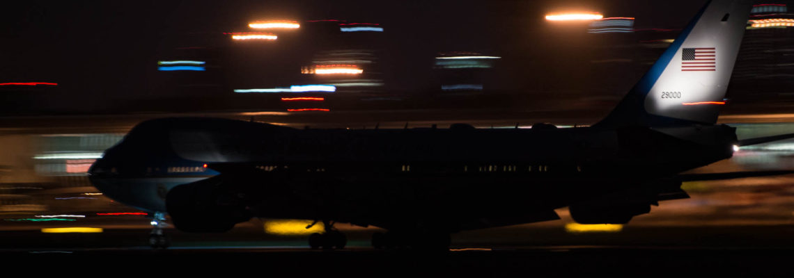 Photo of the day: POTUS late night arrival
