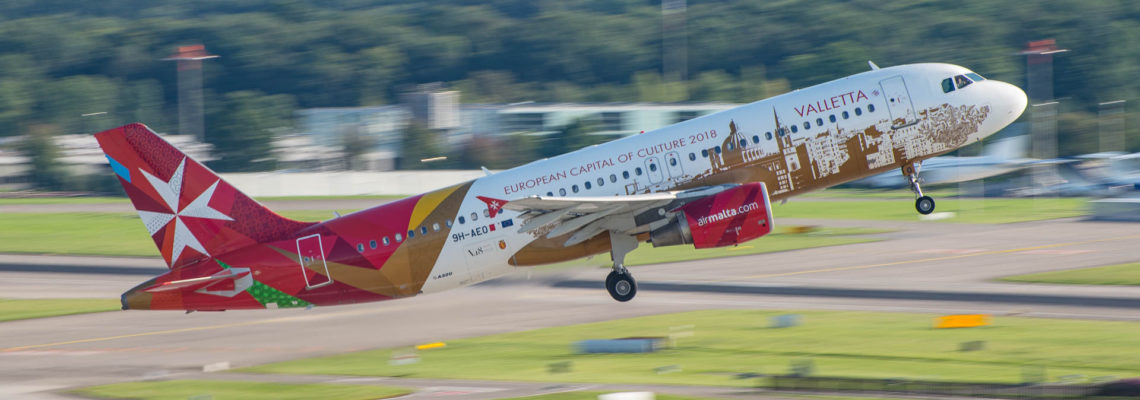 Photo of the day: AirMalta taking off from Zurich Airport